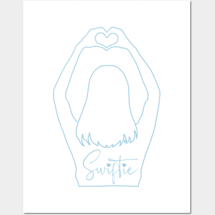 Swiftie Heart Hands - Blue Posters and Art